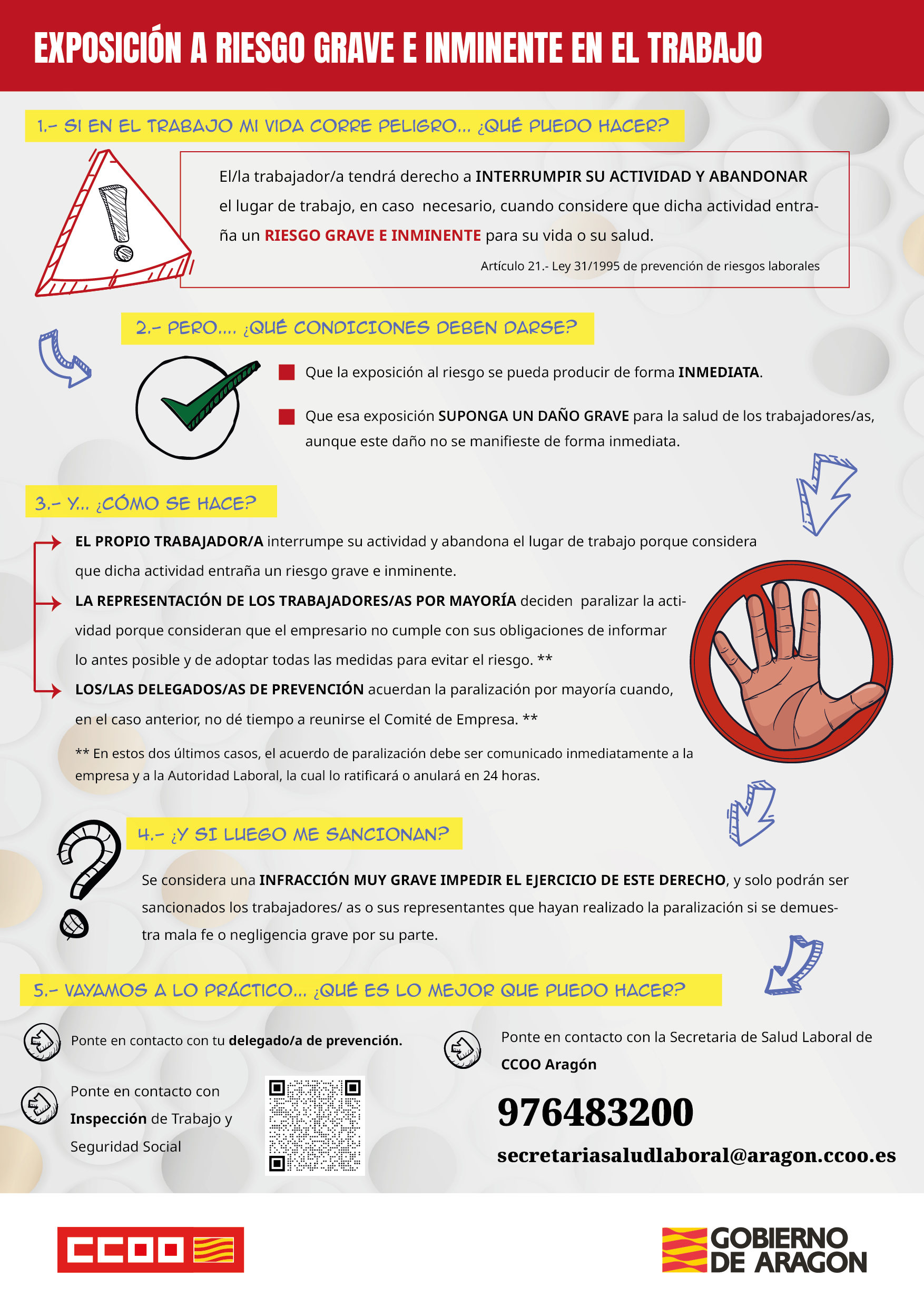 QUE HACER ANTE EL RIESGO DE SUFRIR UN ACCIDENTE POR RIESGO GRAVE E INMINENTE